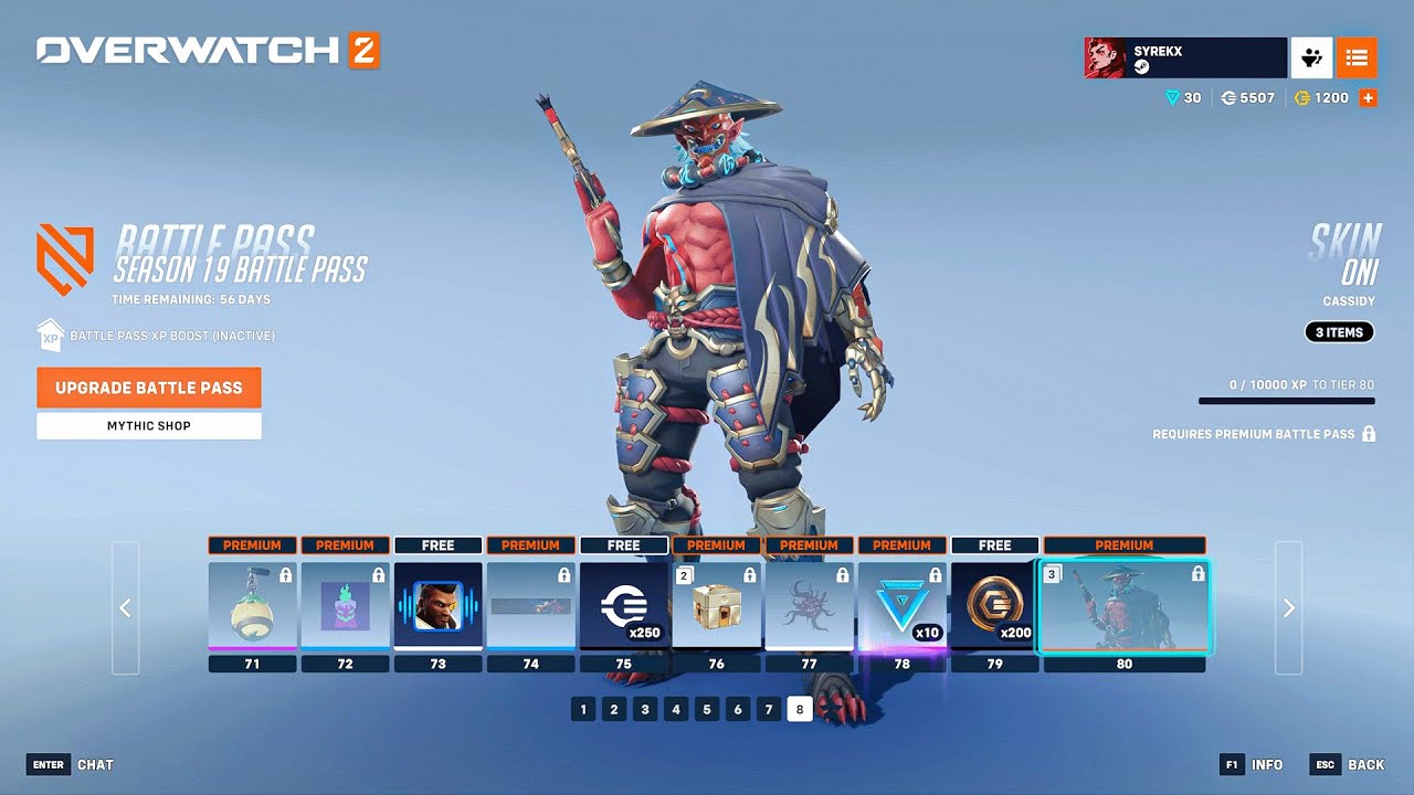 Overwatch 2 - Season 19 Battle Pass (Full Showcase)