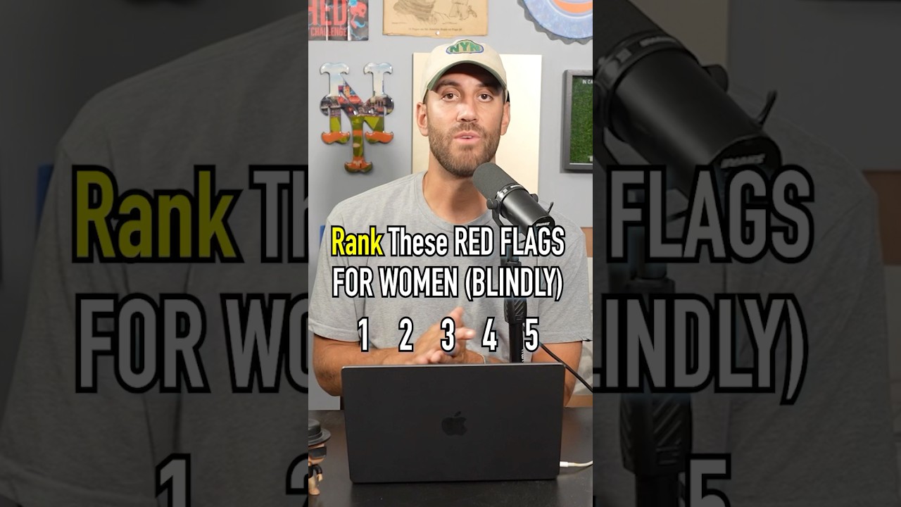 Ranking RED FLAGS For Women! Which Is Worst? #shorts #women #rank #redflag #dating #relationship