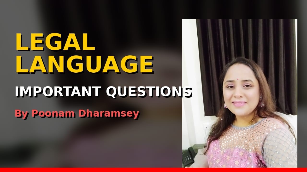 Legal Language revision series Part 2