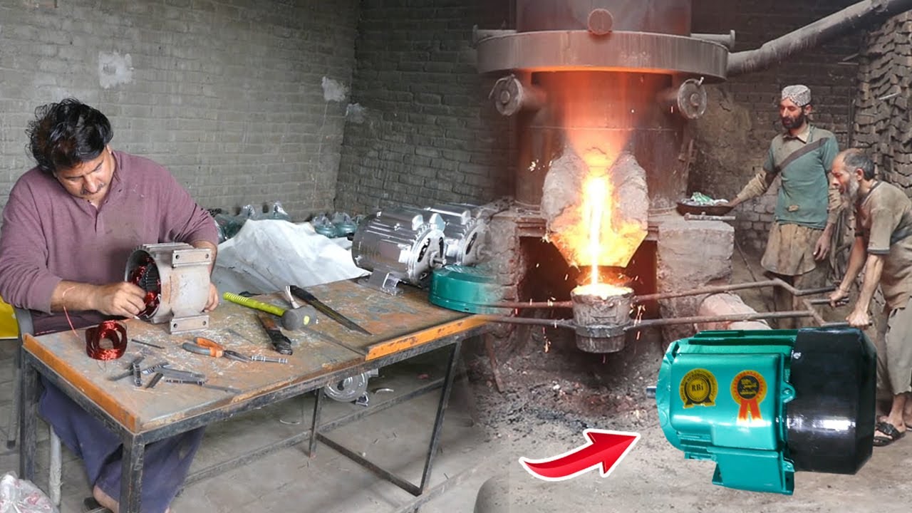 Brilliant Technique Making of Electric Motor
