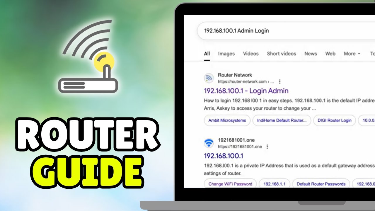 192.168.100.1 Admin Login 2026 (Full Guide)