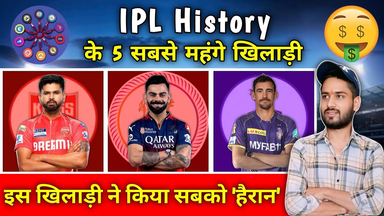 Top 5 Most Expensive Players In IPL History | Cameron Green | Mitchell Starc | Rishabh Pant
