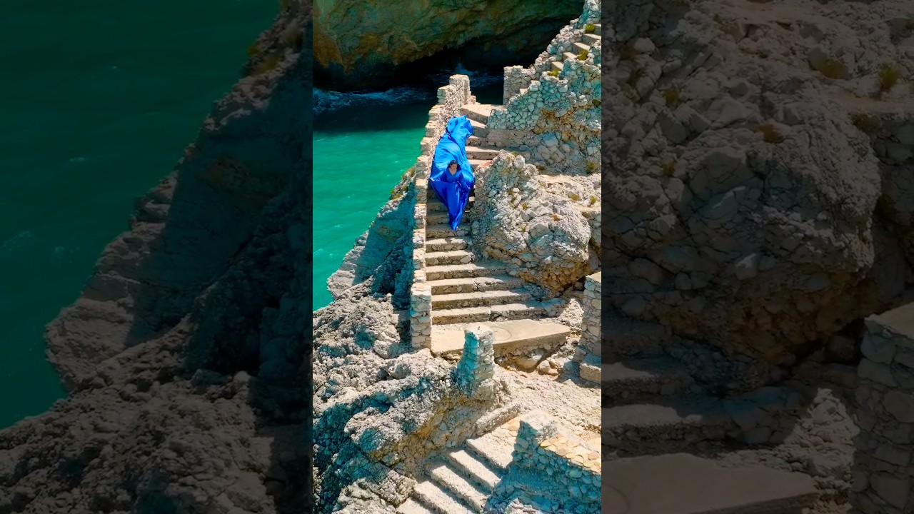Hidden places on earth.  Sicily: Italy Dreamy Drone shot