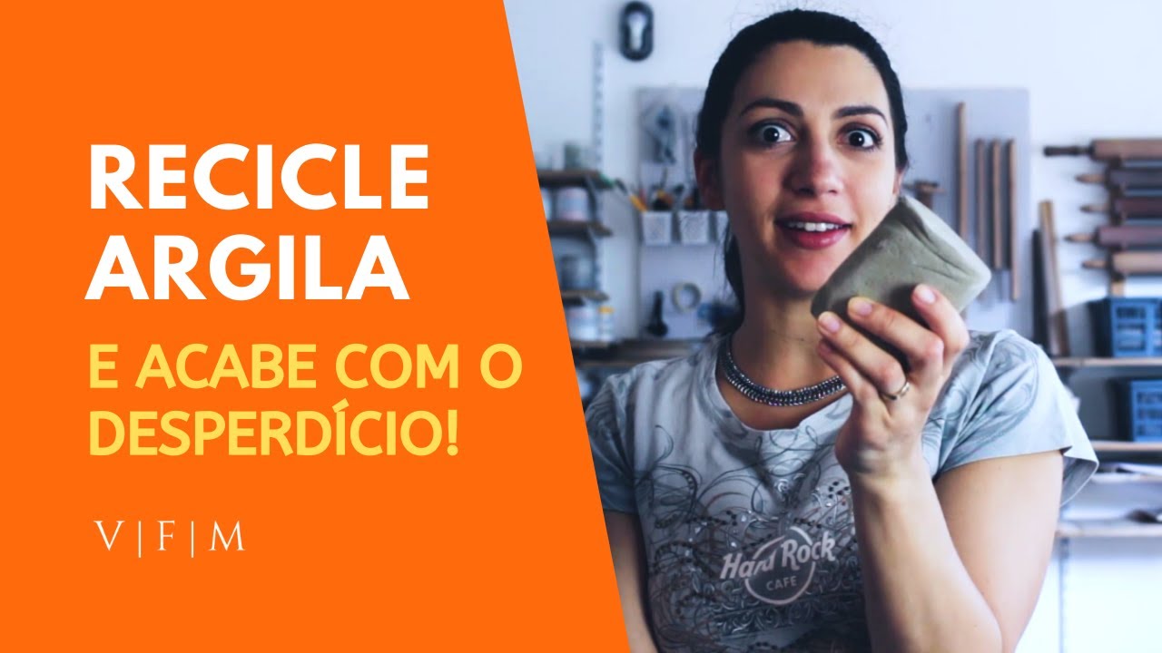 Como reciclar argila - Processo completo ( Aula de cerâmica artesanal )