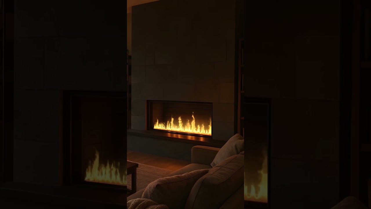 🌲 Cozy Forest Lodge: 8 HOURS of Rain, Thunder & Fireplace Sounds in 4K | Deep Relaxation for Sleep