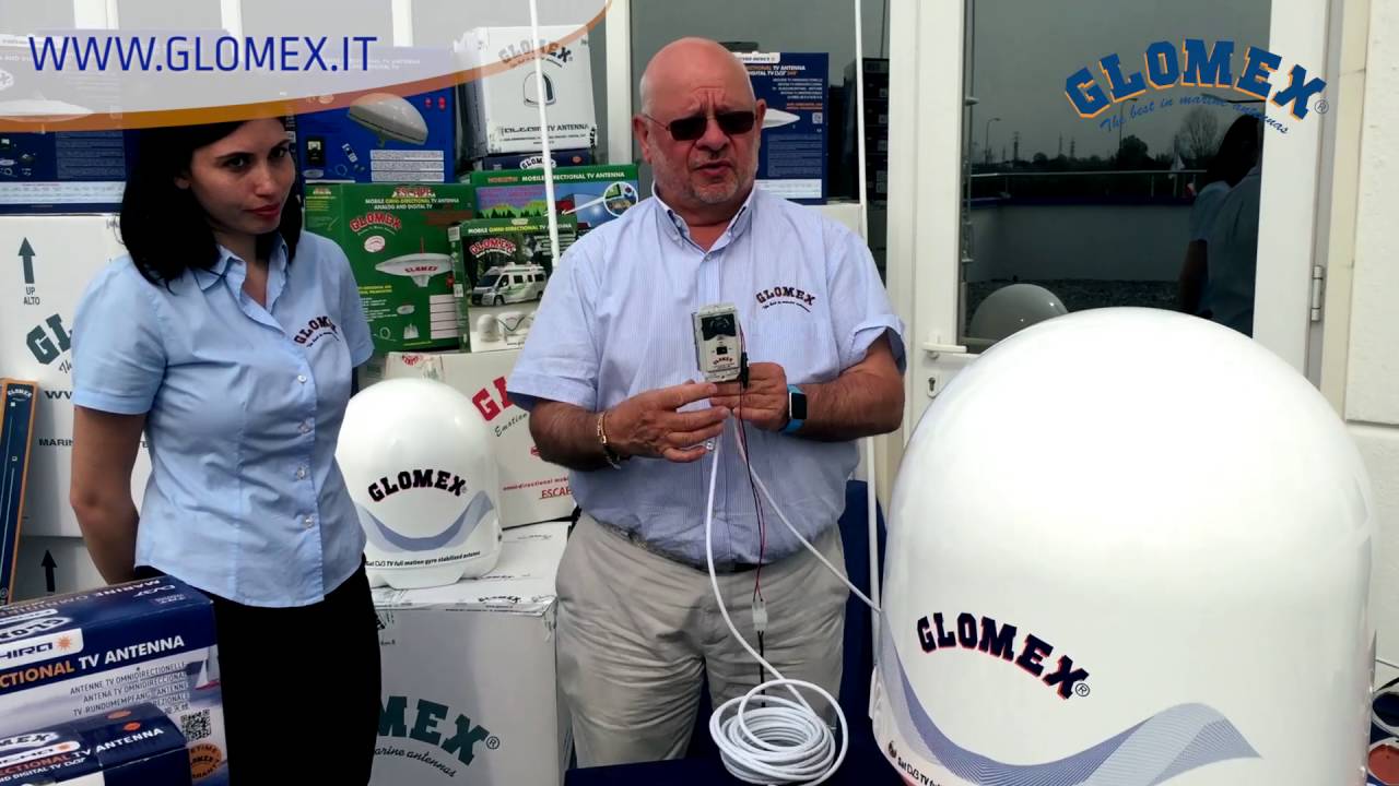 Rhea, Glomex marine satellite TV antenna - p.1
