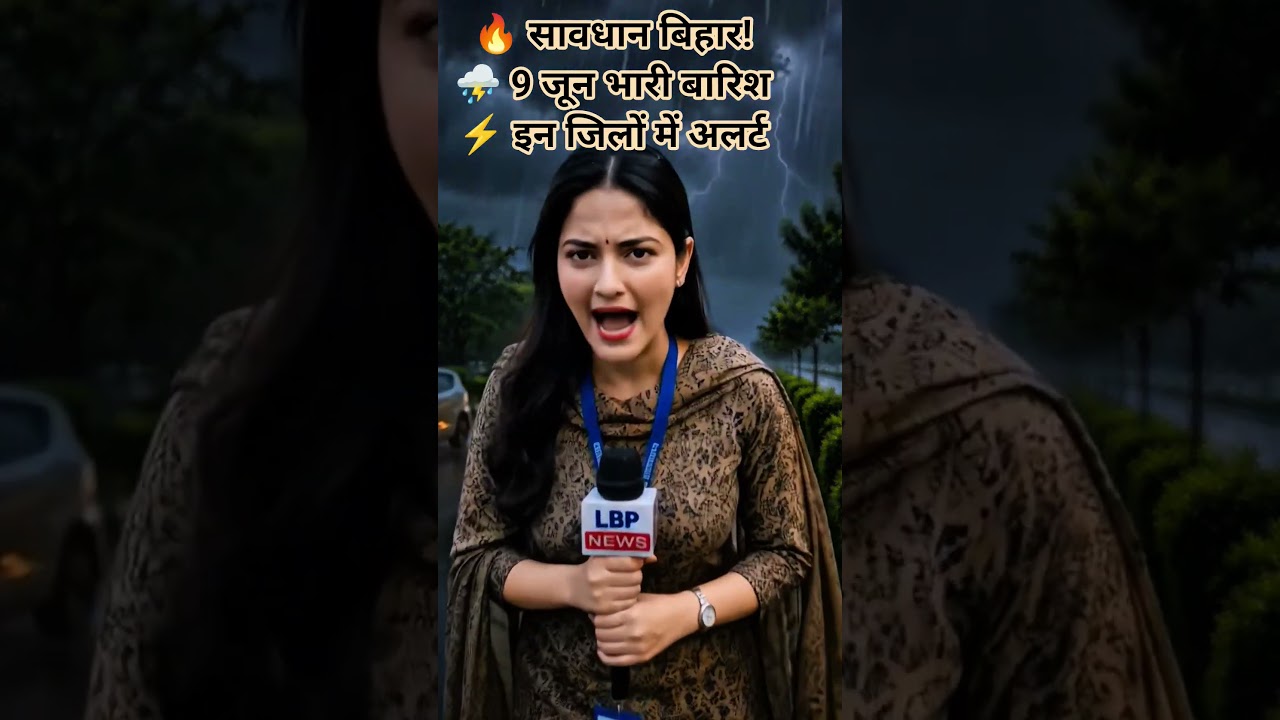 ⚠️ Major weather alert in Bihar! Heavy rain and thunderstorms likely in 17 districts ⛈️