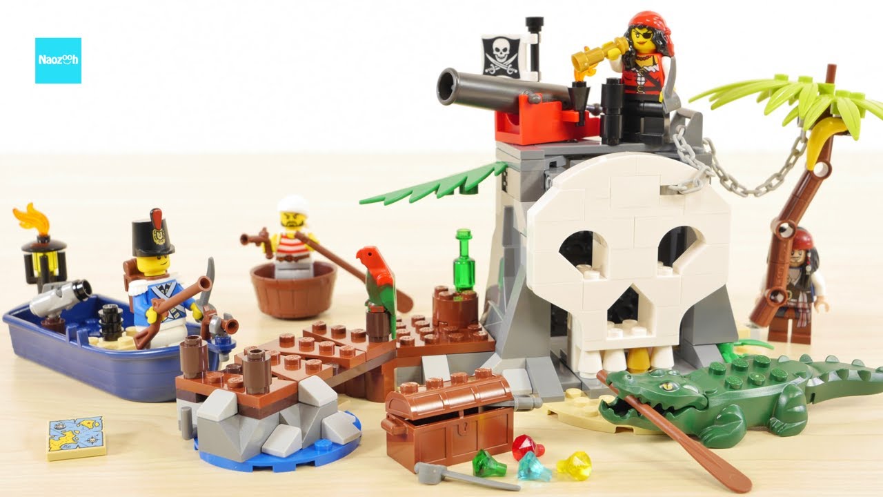 レゴ パイレーツ 宝島 70411 ／ LEGO Pirates Treasure Island Speed Build & Review