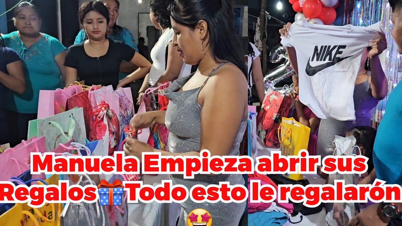 Santo Dios😱Manuela empieza a Destapar Todos sus Regalos🎁No creeras todo lo que le regalarón🤩🥹