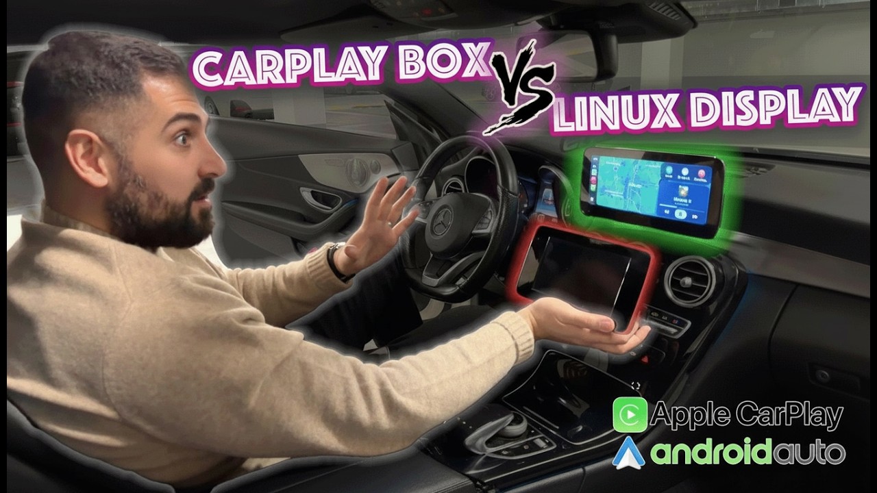 CARPLAY BOX vs LINUX DISPLAY - WAS LOHNT SICH? EINBAU und VERGLEICH beim W205