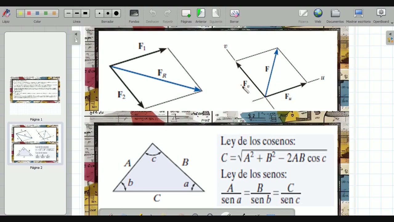 Mecánica vectorial Estática,  introducción y primer ejercicio de vectores