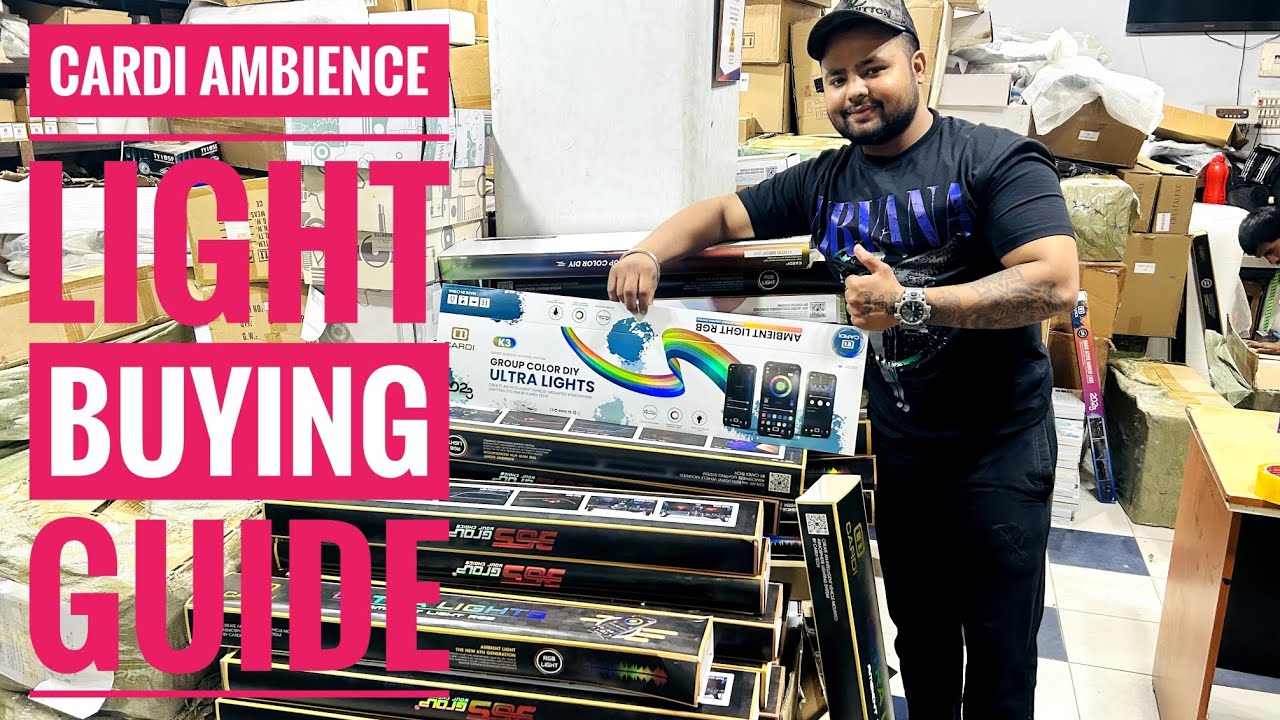 HEY 👋🏻 SEARCHING FOR CARDI K3/K4? AMBIENCE LIGHT BUYING GUIDE IS HERE 💪🏻💝