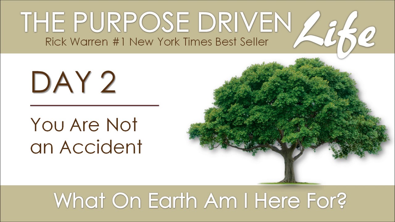 Purpose Driven Life | Day 2