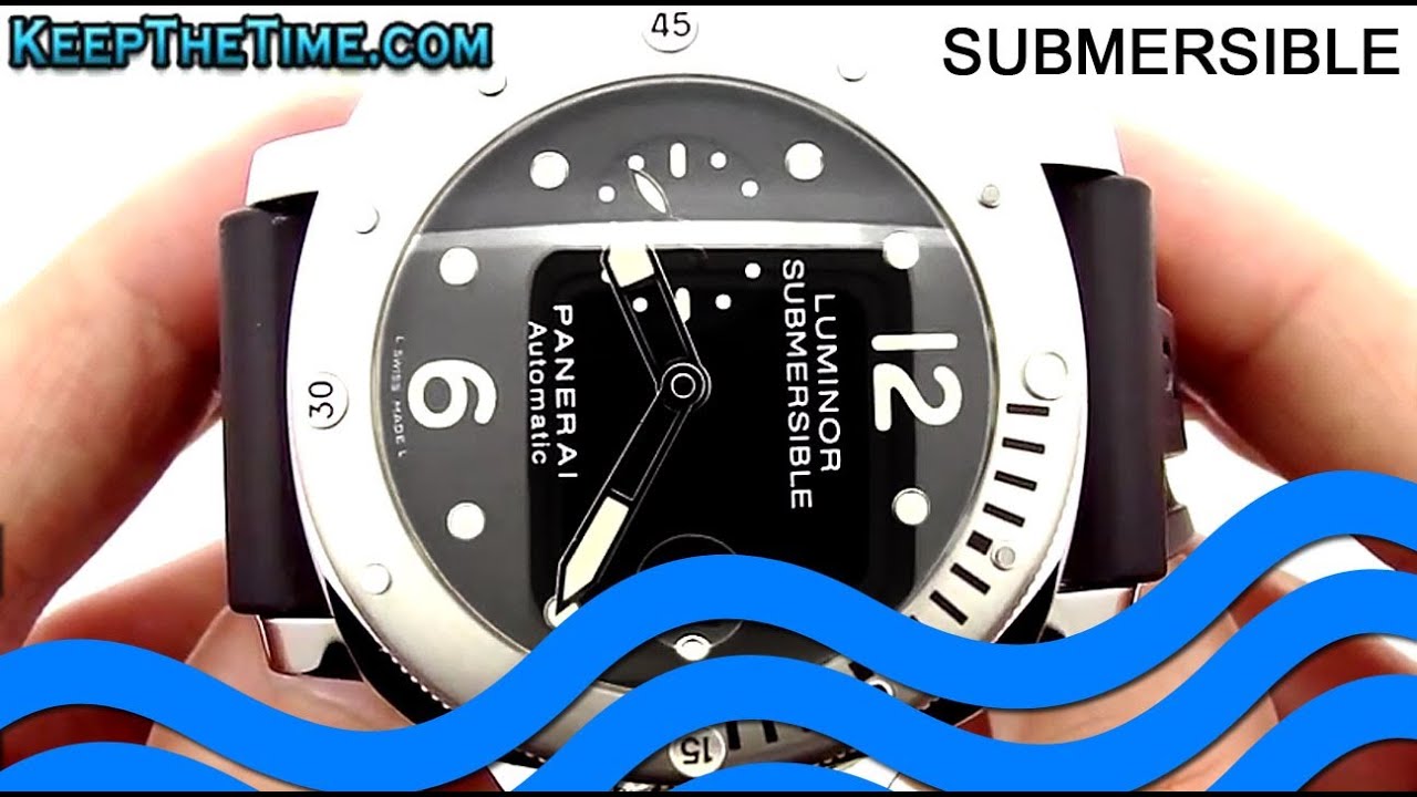 PANERAI LUMINOR SUBMERSIBLE PAM 024 PAM 24 PAM24 (HD Video Review)