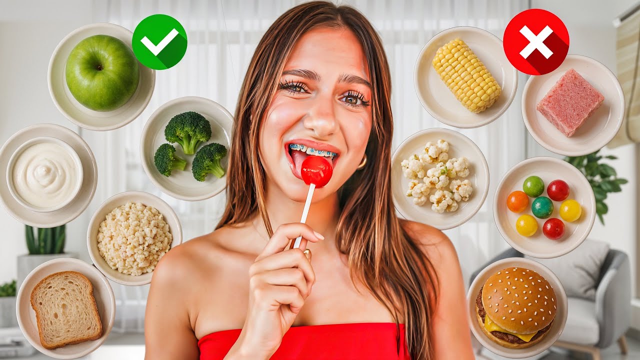 I Busted Every Food Myth For BRACES !!