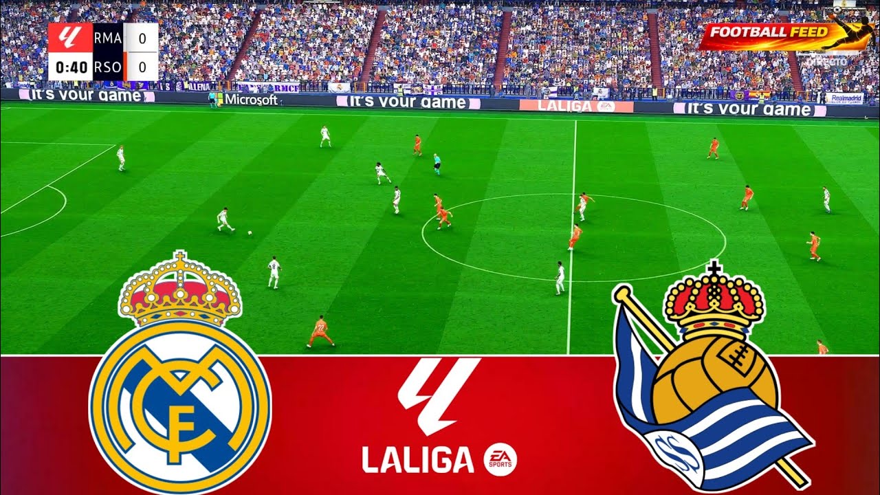 Real Madrid vs Real Sociedad - La Liga 25/26 | Full Match All Goals | PES 21 Simulation