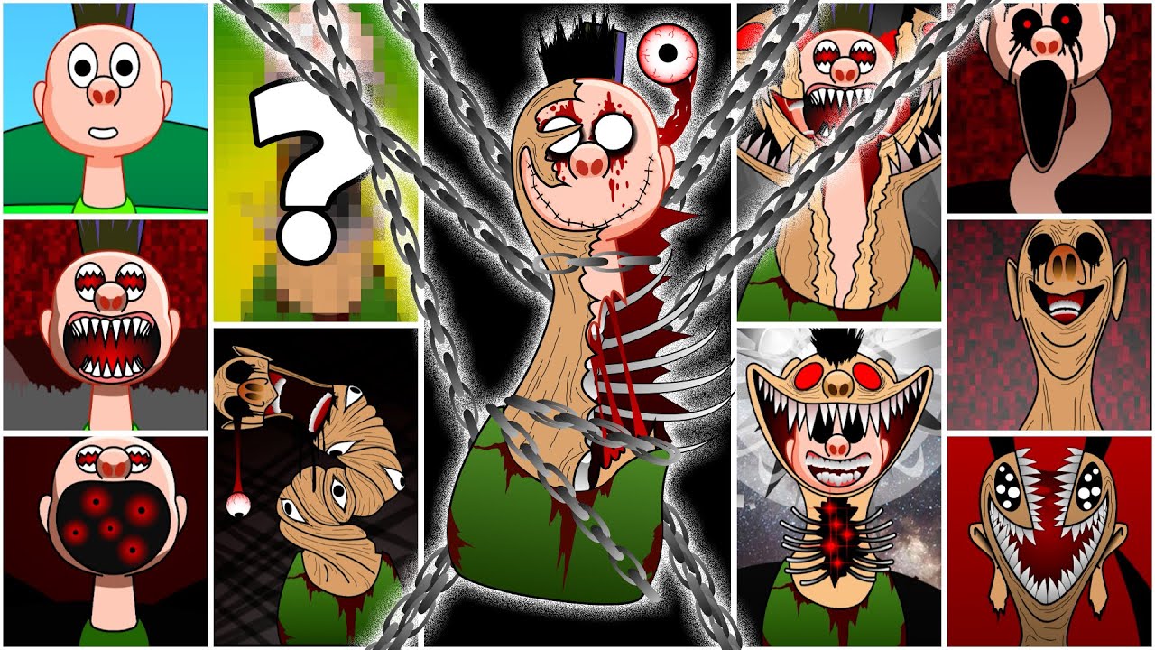 My Sprunki OC: HAMOOD HABIBI (Phase 1 to Phase 15 from Roblox)