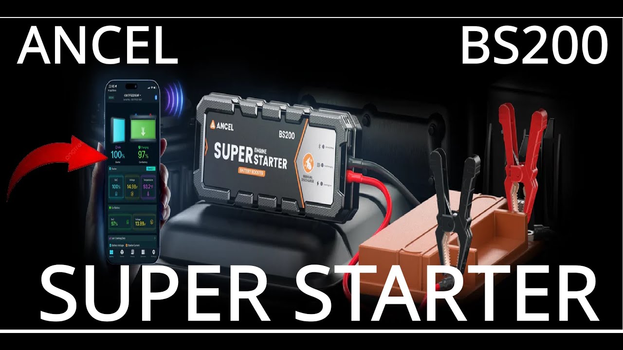 ANCEL Super Starter Engine Battery Booster (BS200--Awesome)