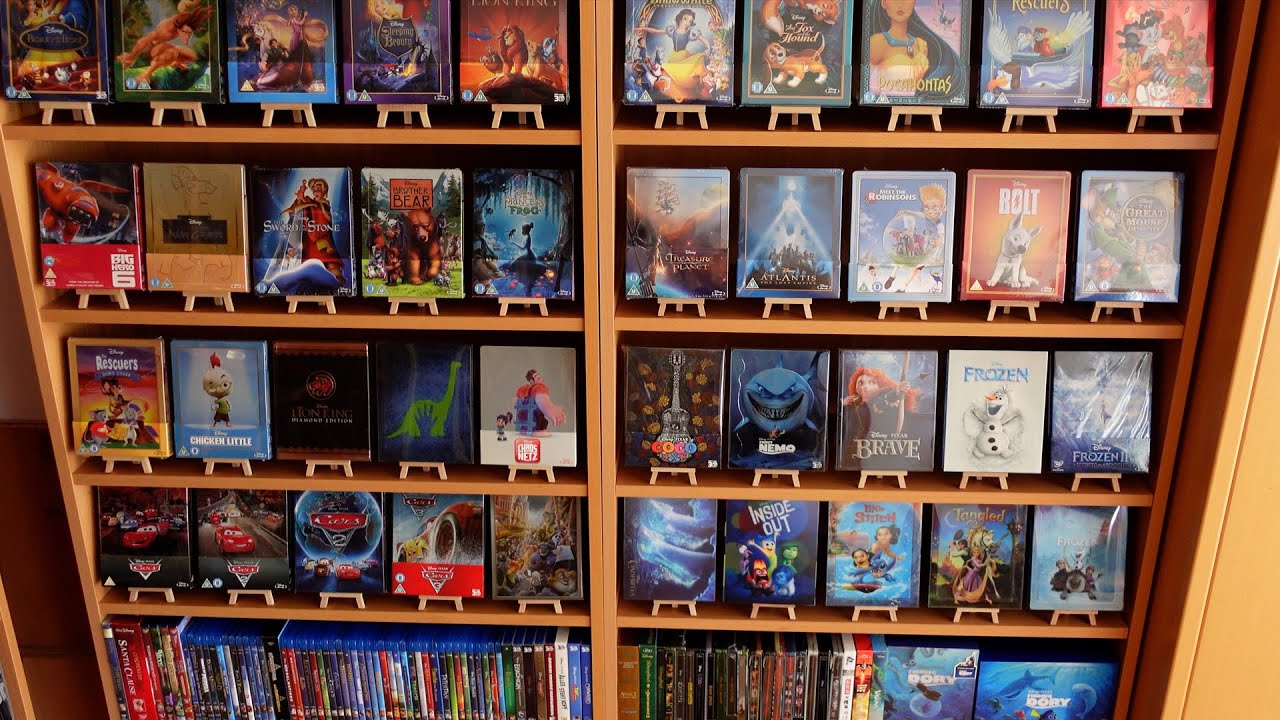 My complete DISNEY & PIXAR Blu-ray/DVD COLLECTION (english)