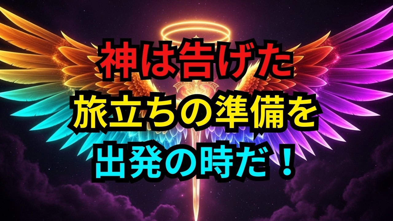 選ばれた者よ、神は言った。「動け。もうそこに留まることはできない」⚠️🔥