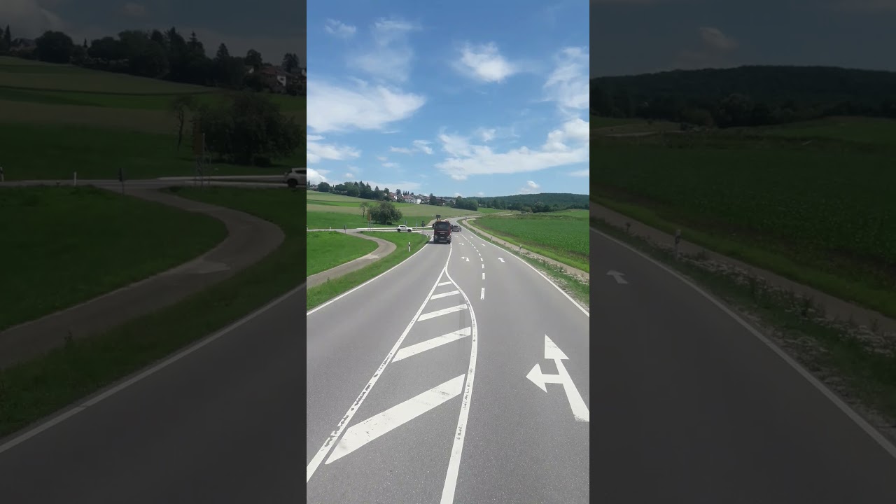 zigzag road in Germany