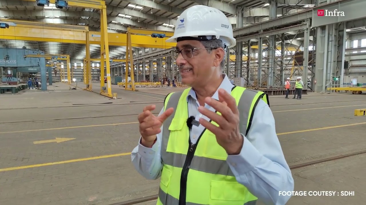 Inside India's Largest Shipyard | R. Adm. V K Saxena on SDHI's Transformation & Shipbuilding Future