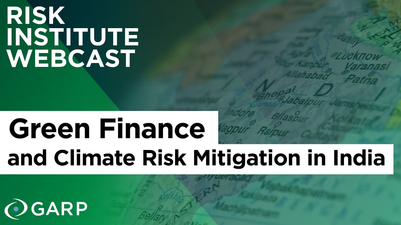 Green Finance and Climate Risk Mitigation in India