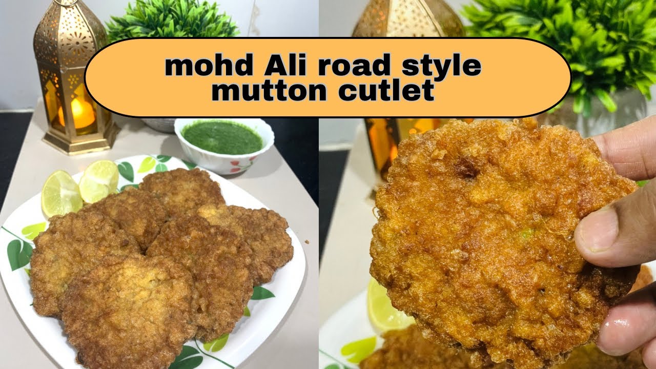 Mohd Ali road style mutton cutlet | Bohra fried mutton cutlet | Iftar recipe@CookingwithhumairaM 