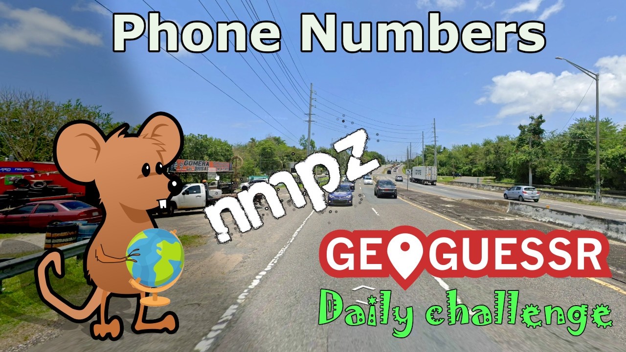 Geoguessr Daily Challenge - NMPZ - This Is One Of The Area Codes I Do Know