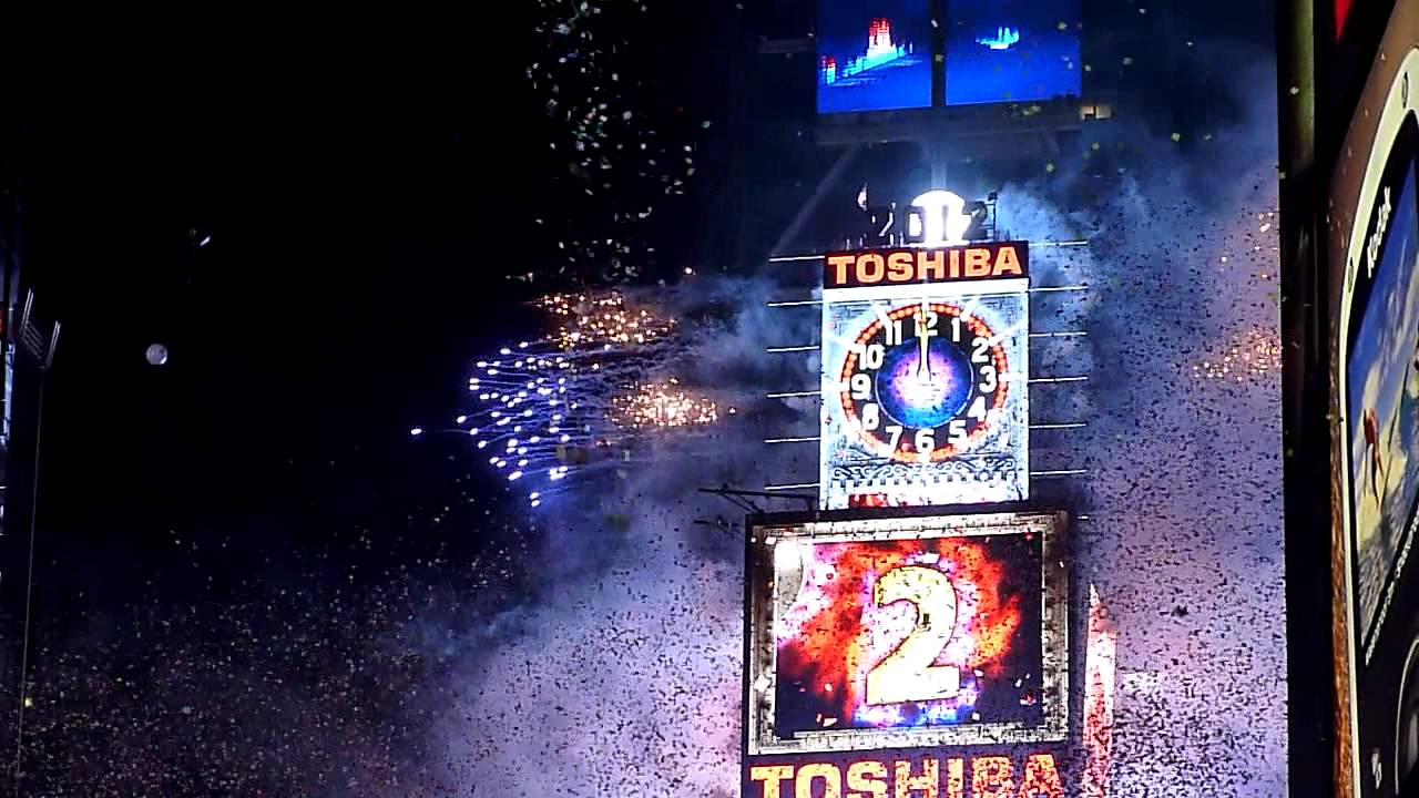 New York City New Years Eve, Balldrop 2011/2012 NYC Times Square Новый год в Нью-Йорке 479