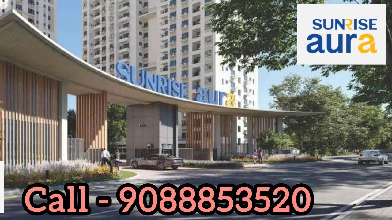 Sunrise Aura Southern Bypass | Call - 9088853520 / 6291423404 | Luxurious 2 &  3BHK With Amenities.
