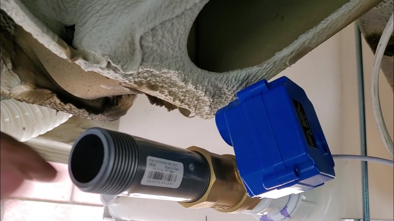 Installing Motorized Ball Valve for grey tank
