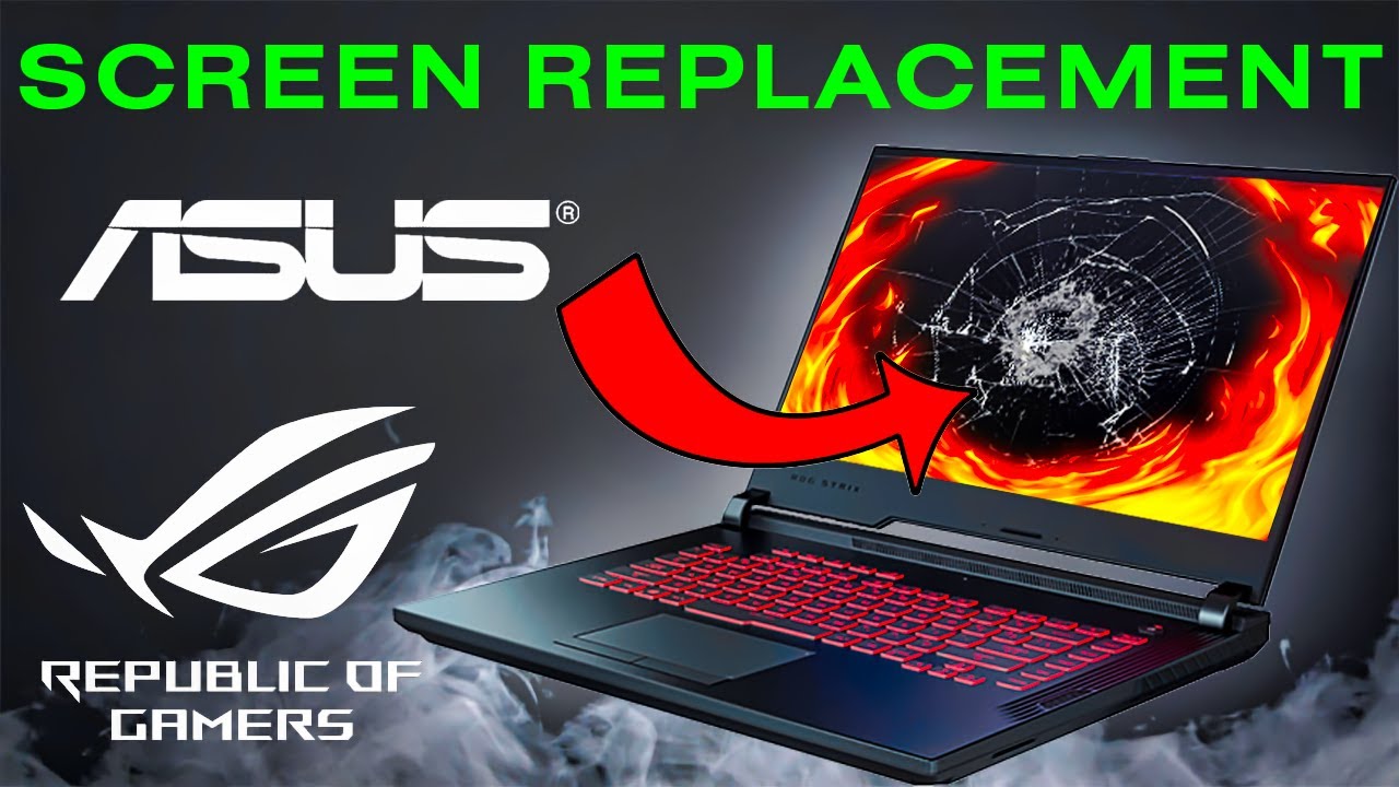Asus ROG Strix LCD Replacement (Easy)