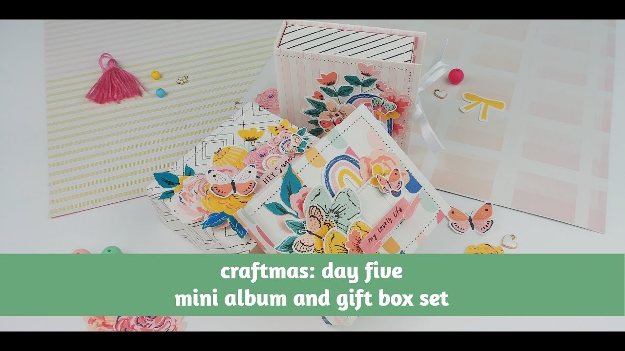 Gift Box and Mini Album Set | CRAFTMAS DAY 5