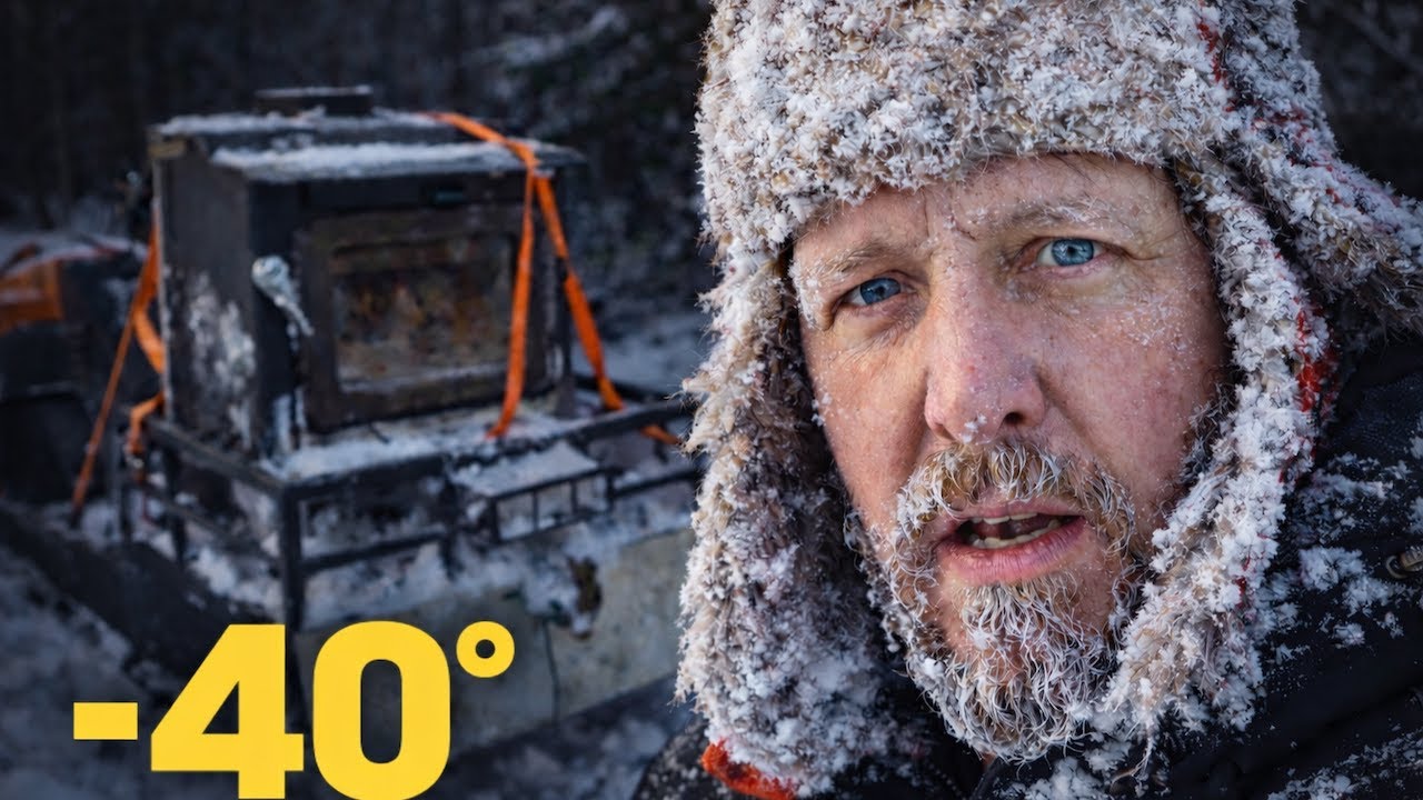 I Dragged a 400lb Stove to My Cabin to Survive -40°