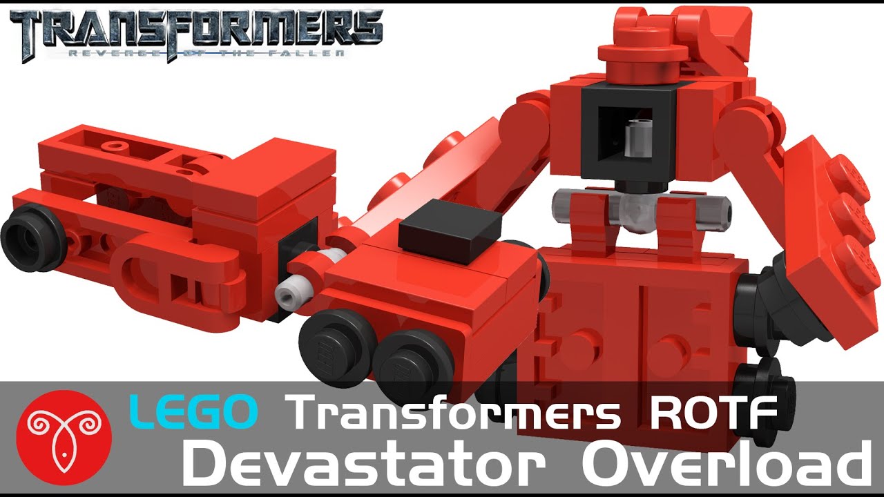 Lego Transformers Movie ROTF Devastator-Overload MOC Instruction Mini Mecha Tutorial