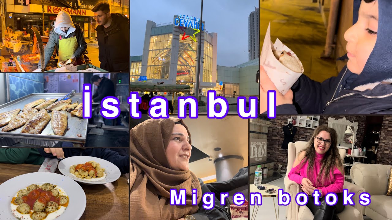 Migren botoksu yaptırdım/gezmek için gün yetmiyor/yemeklere veda günü 😂