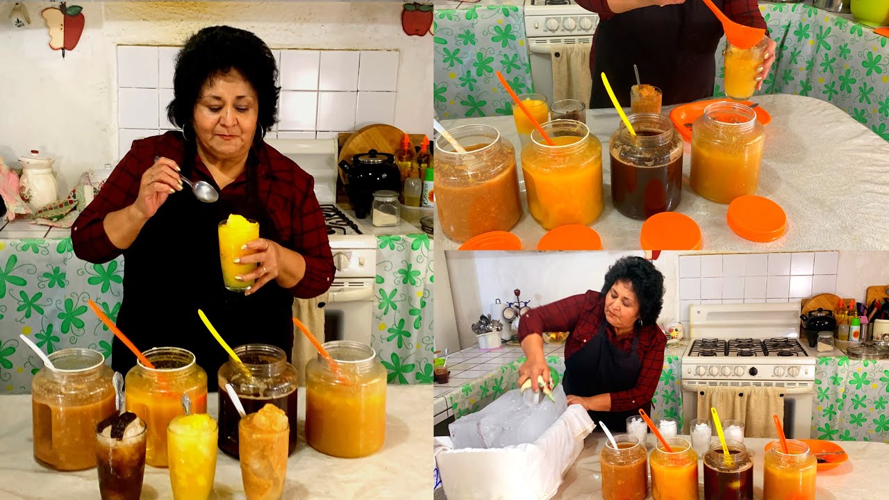 Raspados de Frutas 100% Naturales de Mango 🥭 Piña🍍 Tamarindo y Guayaba La sazón de mona