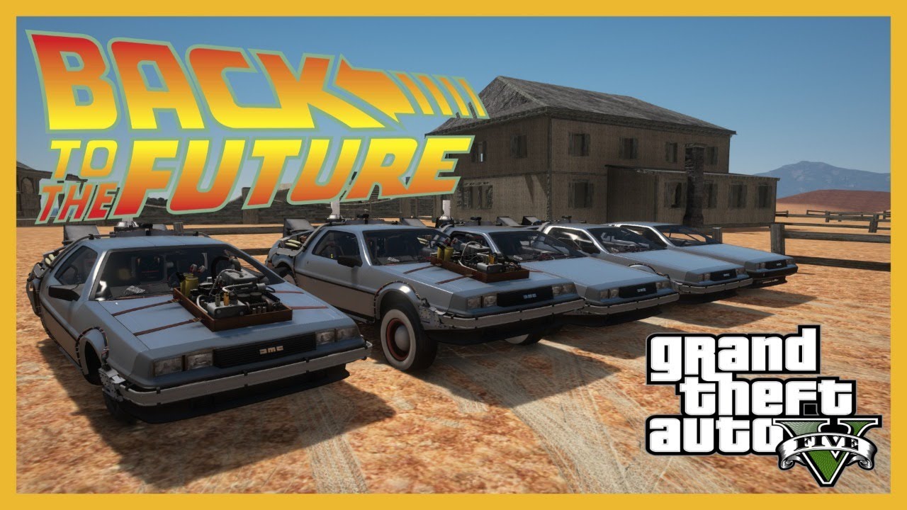 BACK TO THE FUTURE MOD FOR GTA V!! BTTFV 1.1c pre-release!