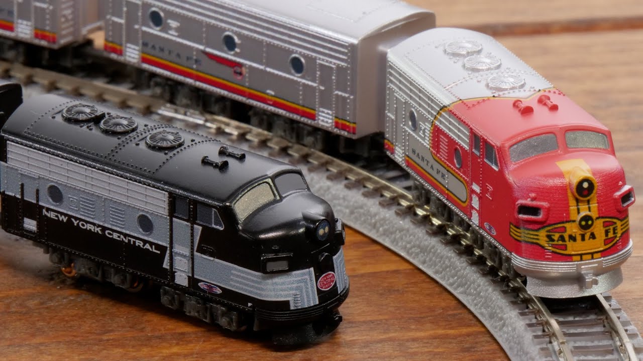 ロクハン Zショーティー EMD F7形ディーゼル機関車 / Zゲージ 鉄道模型 / EMD F7 ATSF & NEW YORK CENTRAL