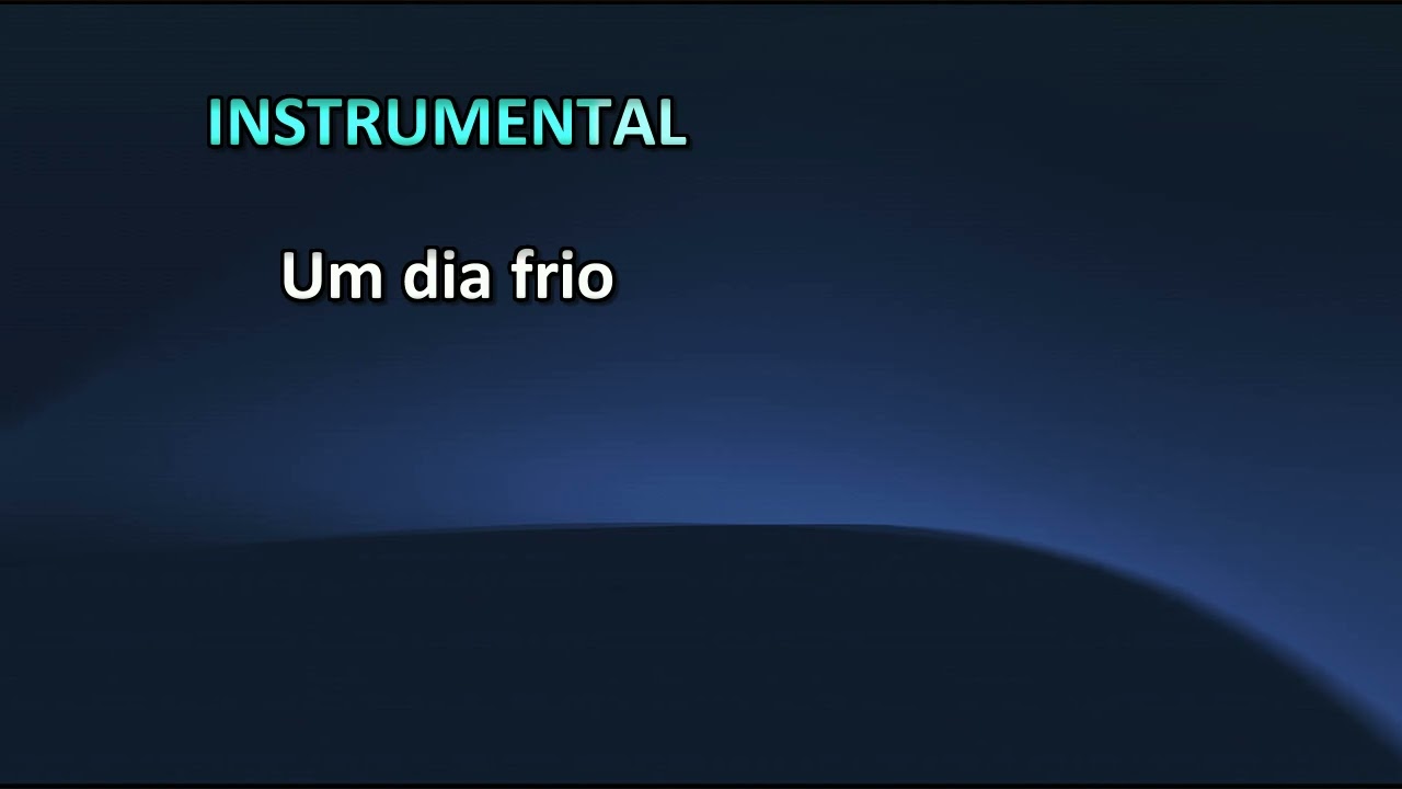 DJAVAN   UM DIA FRIO   KARAOKE