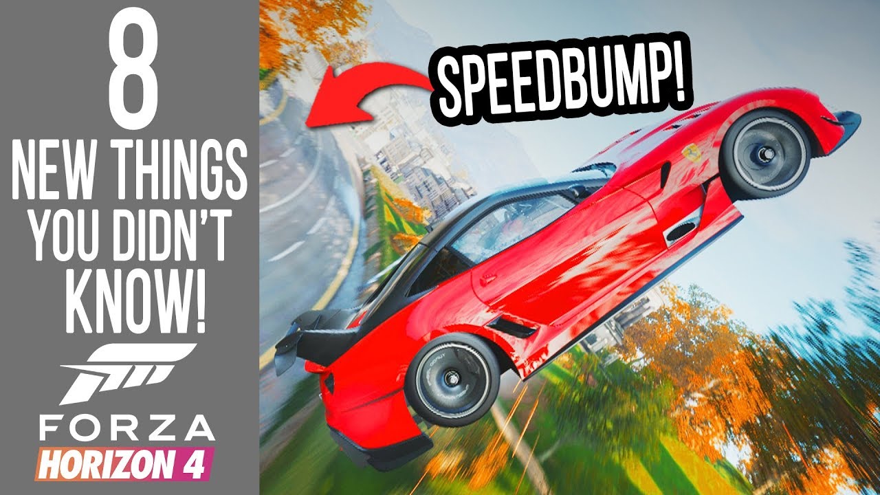 Forza Horizon 4 - 8 *NEW* Things You Didn't Know! Glitches, Easter Eggs & Secrets.
