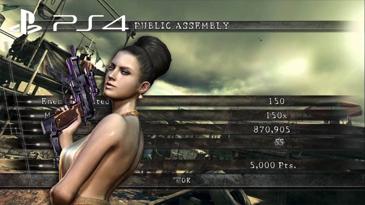 Public Assembly Solo 870,905 Excella | Resident Evil 5 PS4 Mercenaries United HD