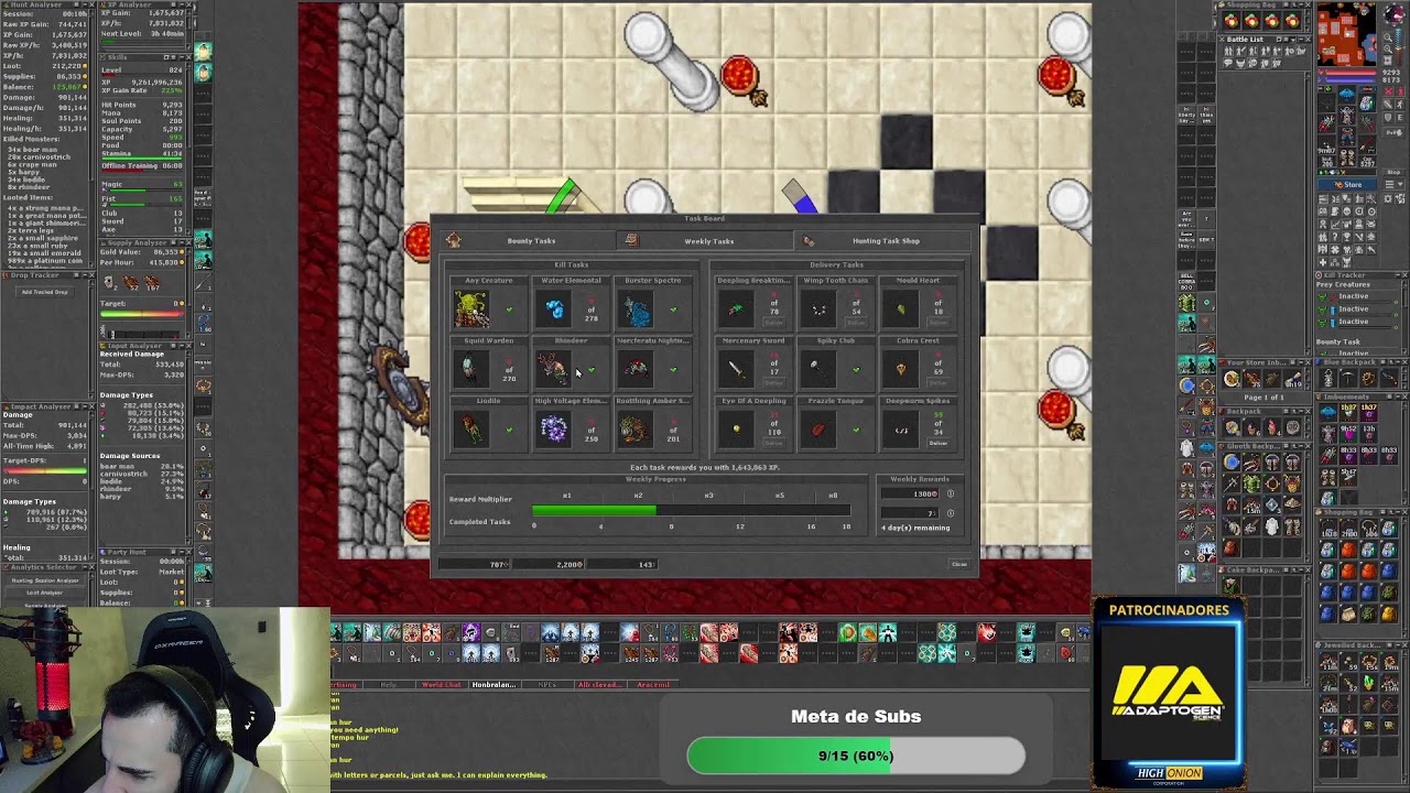 @dukoth AO VIVO | Dia de pegar uma soulkamas | Task e coisarada – Mongekoth dia 271 !carnafibra