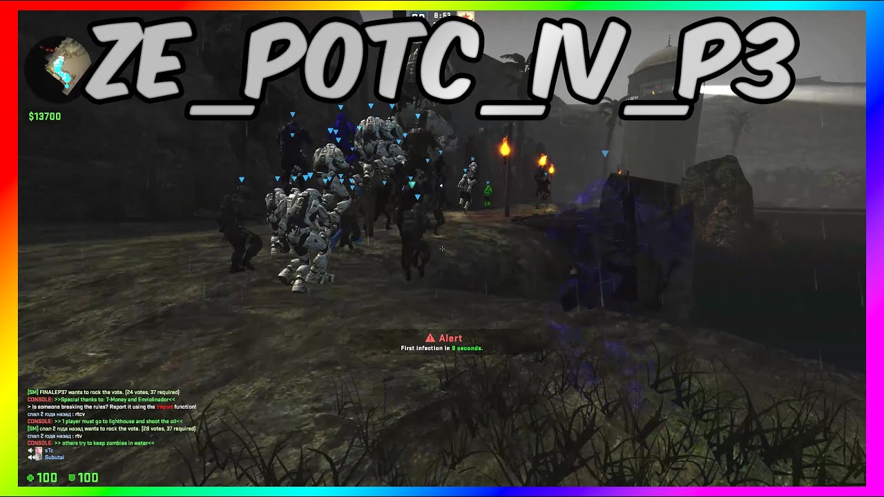 CSGO ZOMBIE ESCAPE ON GFL | POTC
