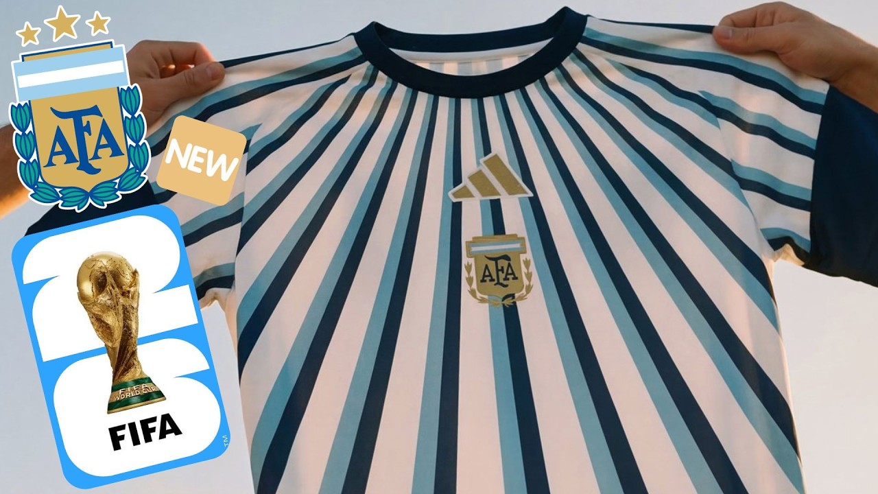 ¡ARGENTINA y ADIDAS PRESENTAN una CAMISETA INESPERADA para el MUNDIAL 2026!