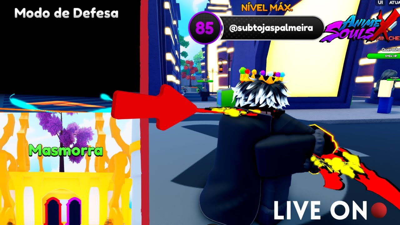 ANIME SOULS X - FARMANDO NO NOVO UPD!!!