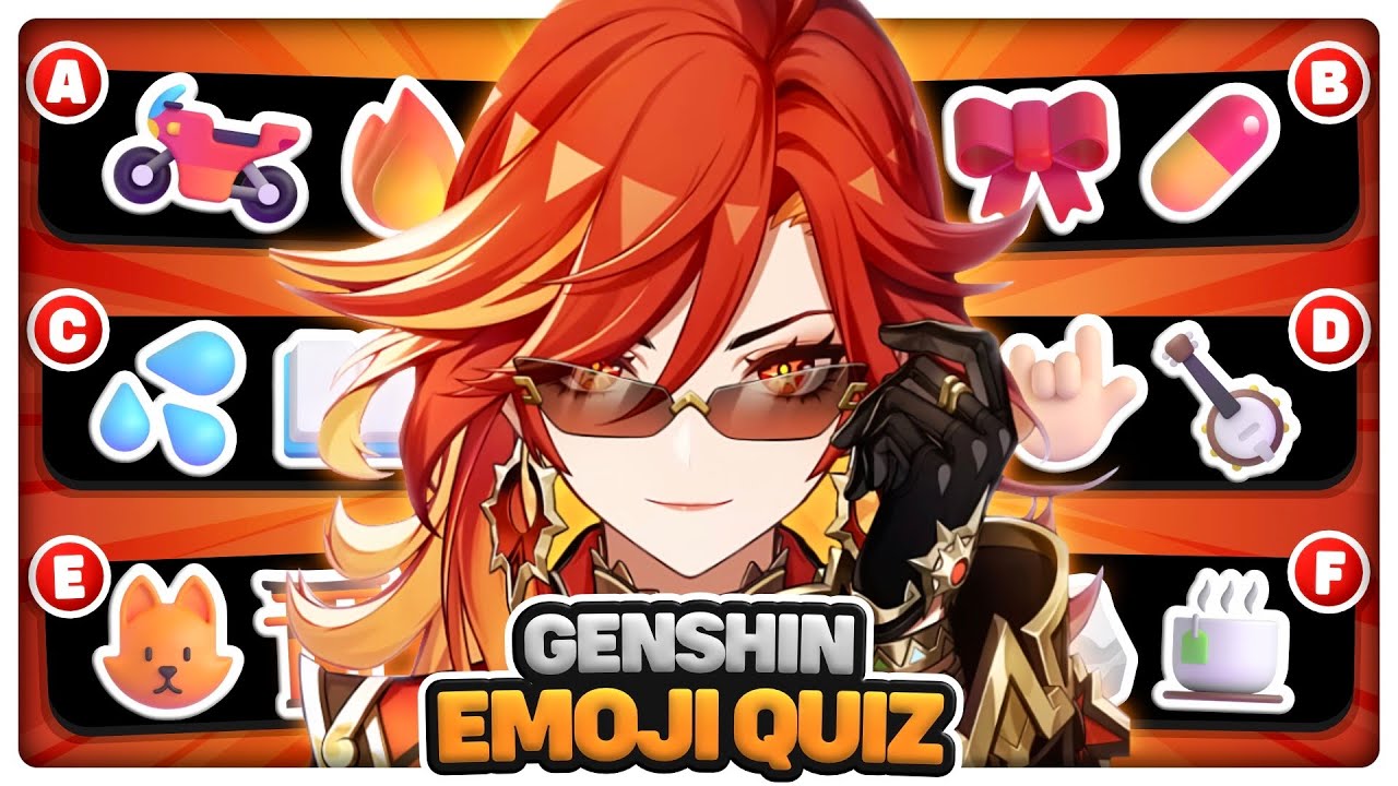 ВИКТОРИНА ПО ЭМОДЗИ GENSHIN 👾🕹️ УГАДАЙТЕ 50 ПЕРСОНАЖЕЙ ПО ИХ ЭМОДЗИ 🔥⭐️ | ВИКТОРИНА ПО ВЛИЯНИЮ GE...