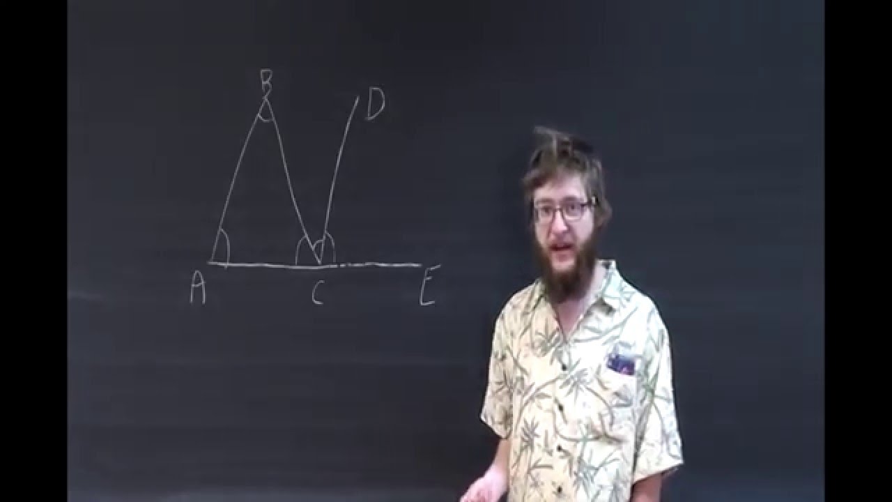 Euclid's Elements Book 1, Proposition 32