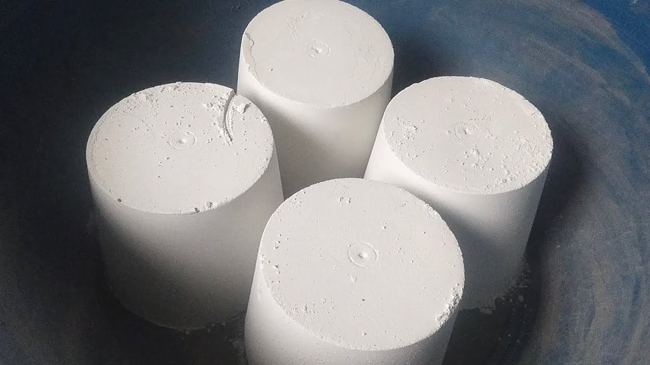 pure white cement 🤍 Dry crushing